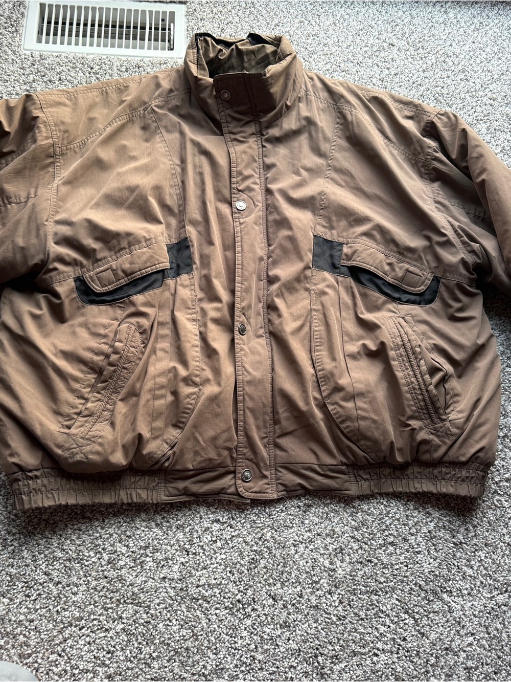 Faded Glory men’s  Brown Bomber Jacket